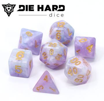 Die Hard - 7 dice RPG set Gossamer Dreams | Cards and Coasters CA