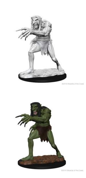 D&D Nolzur's Marvelous Miniatures Troll | Cards and Coasters CA