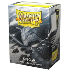 Dragon Shield Matte Dual Snow 100 count | Cards and Coasters CA