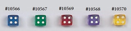 Glow in the Dark Spots D6 Dice | Cards and Coasters CA
