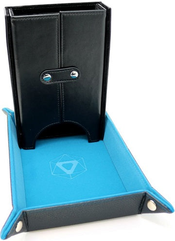 Die Hard Pop up Dice Tower Black leather | Cards and Coasters CA