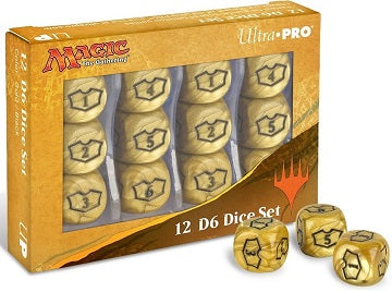 UltraPro Loyalty Dice counters Gold | Cards and Coasters CA