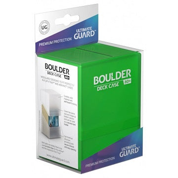 Ultimate Guard Deck Box: Boulder 100+ Emerald | Cards and Coasters CA