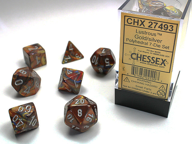 Chessex Lustrous Gold/Silver | Cards and Coasters CA