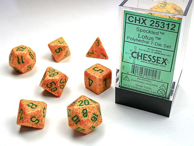 Chessex Speckled Lotus | Cards and Coasters CA