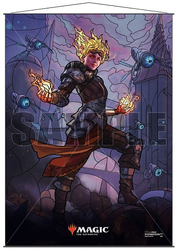 Wall Scroll - Stained Glass Chandra War of the Spark | Cards and Coasters CA
