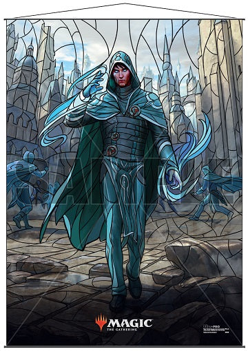 Wall Scroll - Stained Glass Jace War of the Spark | Cards and Coasters CA