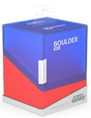 Ultimate Guard Deck Box: Boulder 100+ Synergy Blue/Red | Cards and Coasters CA