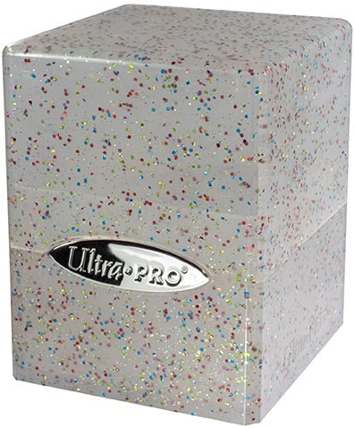 Satin Cube: Glitter Clear | Cards and Coasters CA