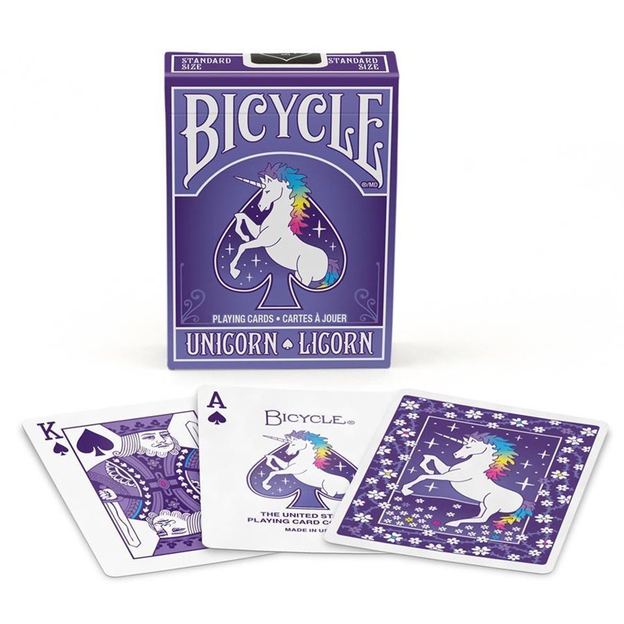 Bicycle Playing Cards - Unicorn | Cards and Coasters CA