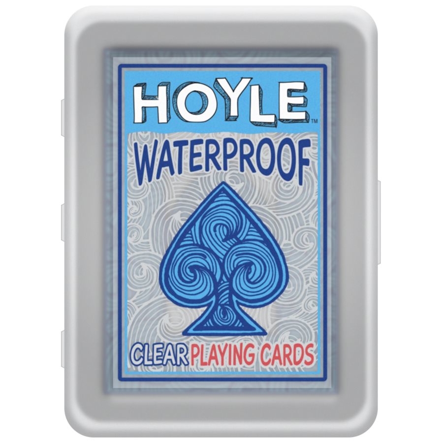 Hoyle - Waterproof Clear playing Cards | Cards and Coasters CA